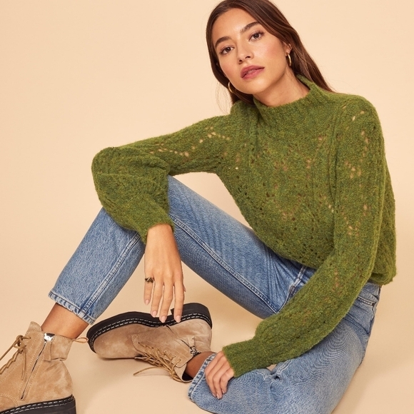 Reformation Lexi in Green size XS NWT - Picture 1 of 10